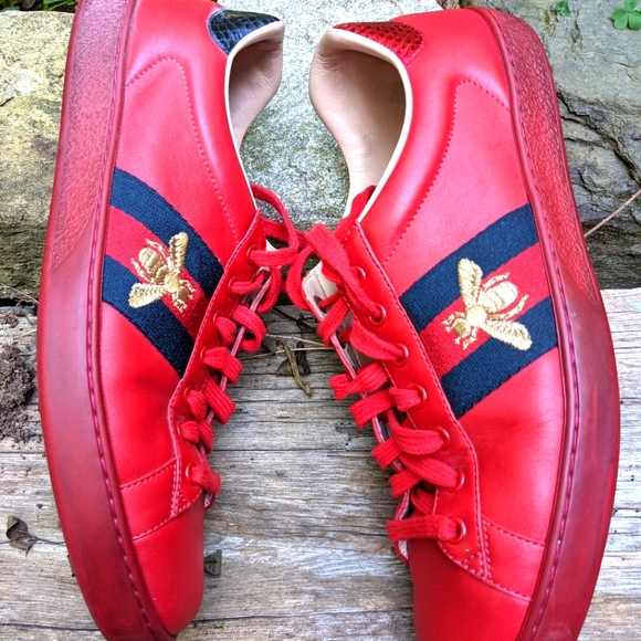 Gucci Ace, super fine condition, 43 10US - Picture 1 of 8